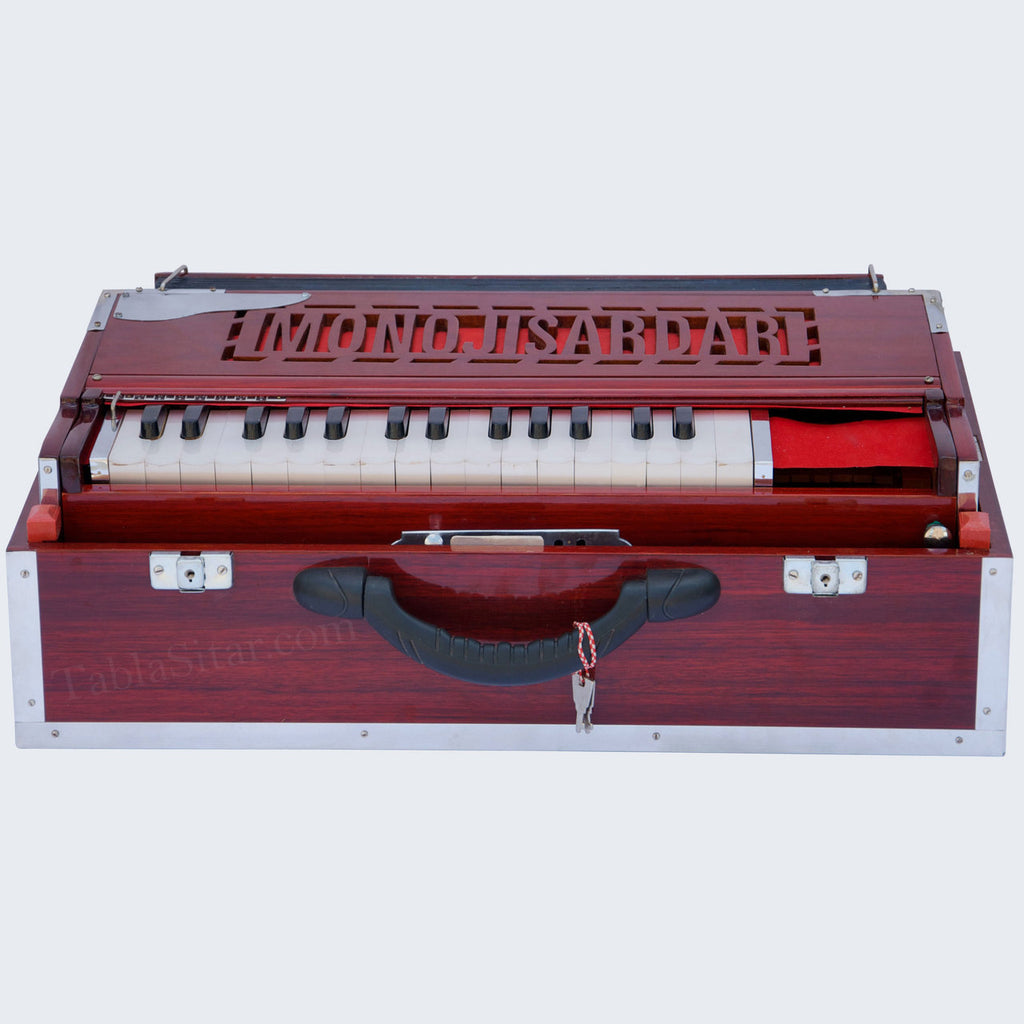MKS No. 264 Concert Harmonium, 2 Reeds, Folding, Kail Wood, 30 Keys