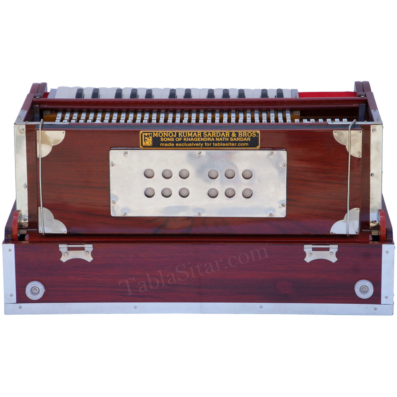 MKS No. 264 Concert Harmonium, 2 Reeds, Folding, Kail Wood, 30 Keys