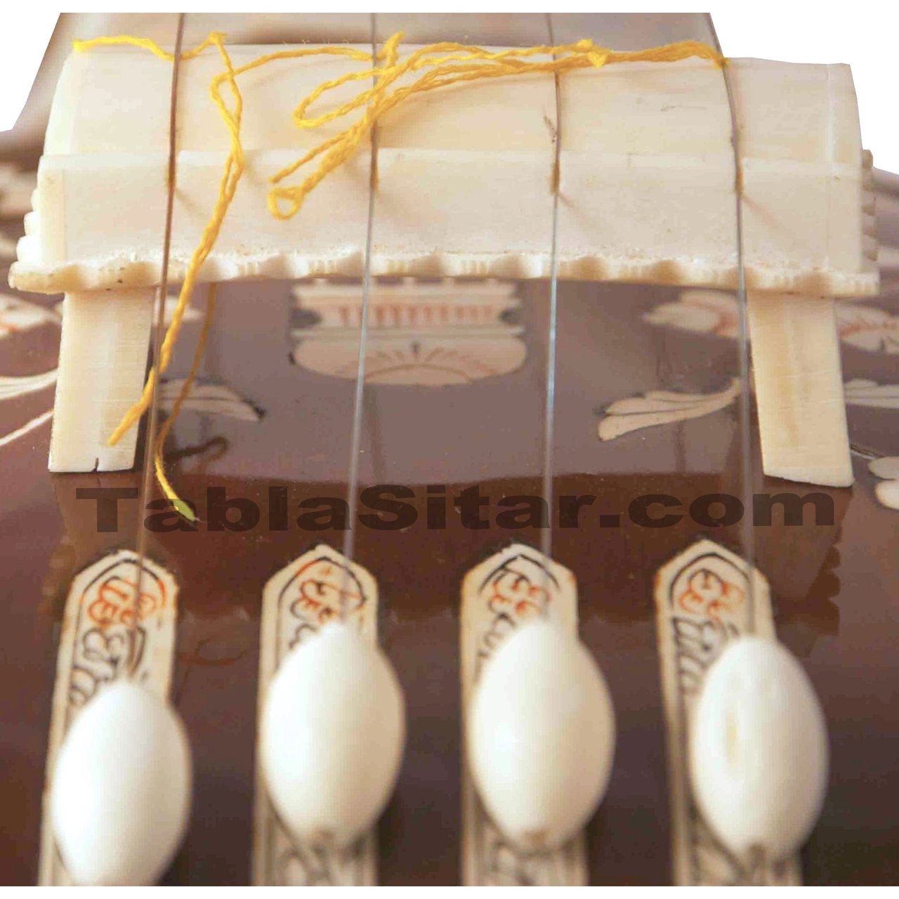 Maharaja Musicals Designer Tanpura, Male, 4 Strings, Fiber Case
