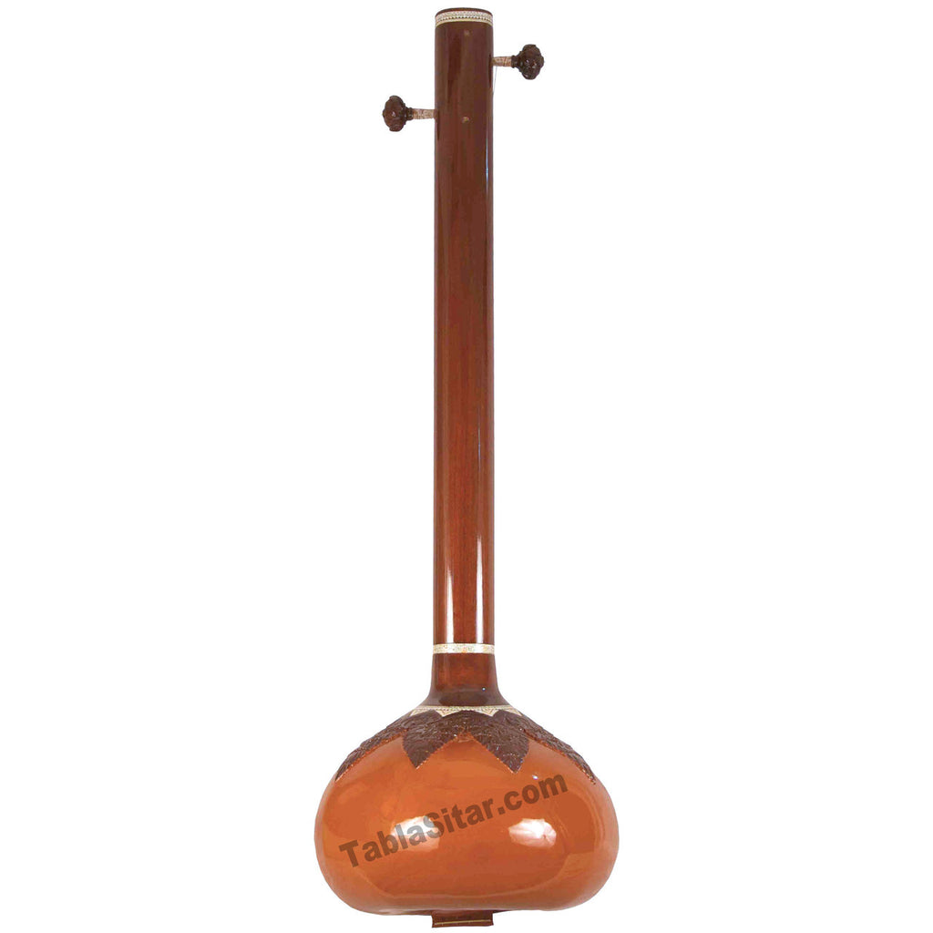Maharaja Musicals Designer Tanpura, Male, 4 Strings, Fiber Case