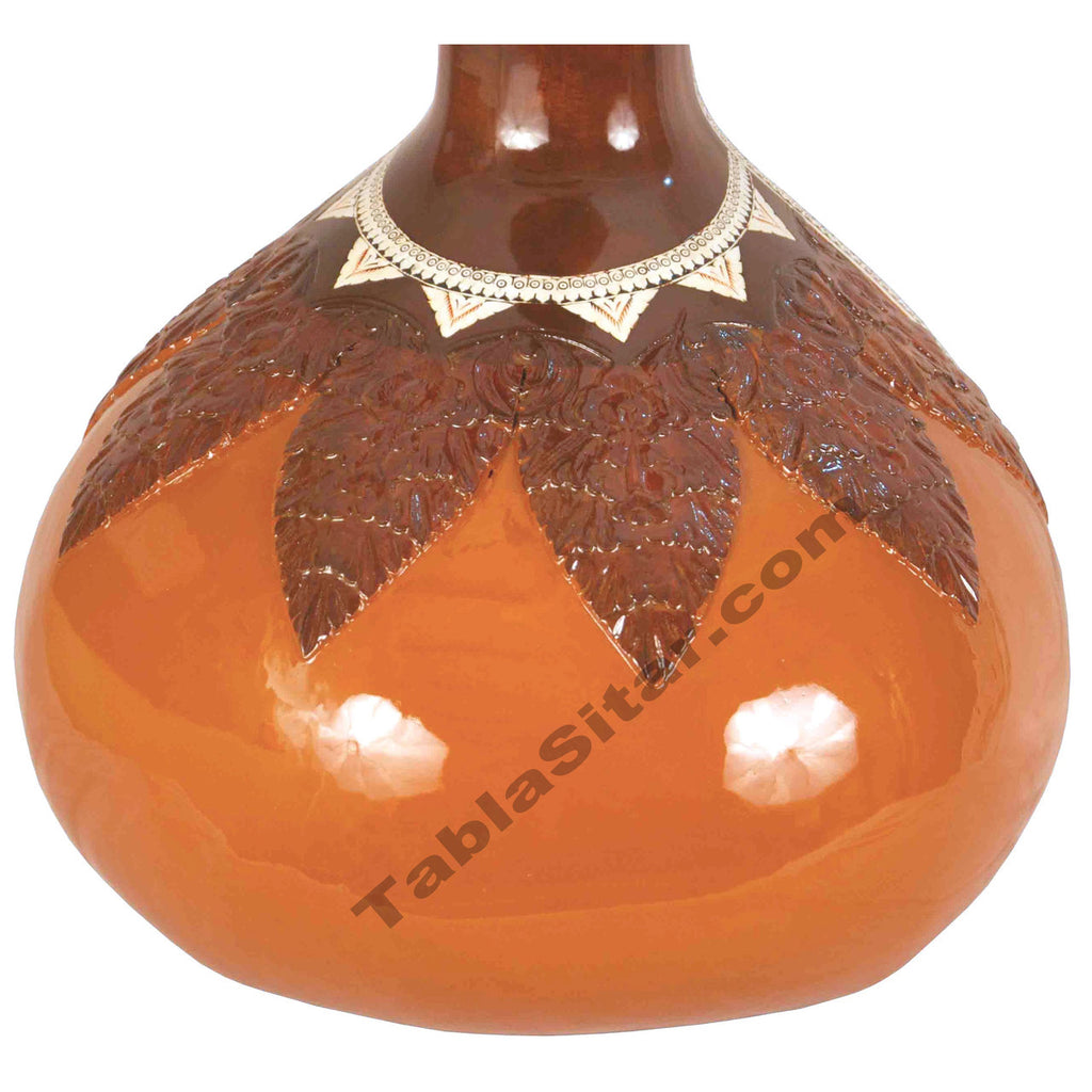 Maharaja Musicals Designer Tanpura, Male, 4 Strings, Fiber Case