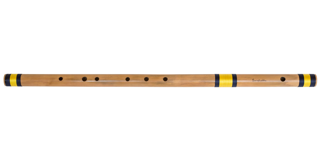 Sarfuddin Concert Bansuri Flute, Scale C# Bass, 34", Bamboo