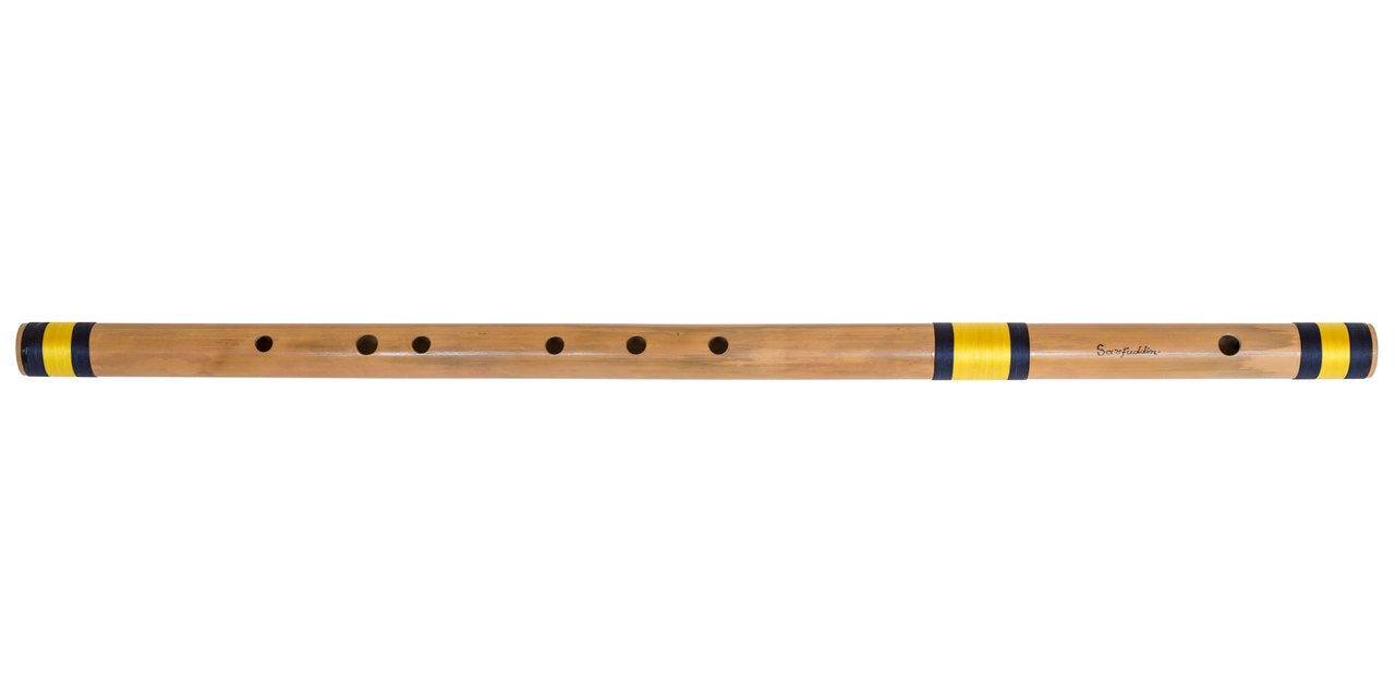 Sarfuddin Concert Bansuri Flute, Scale C# Bass, 34", Bamboo