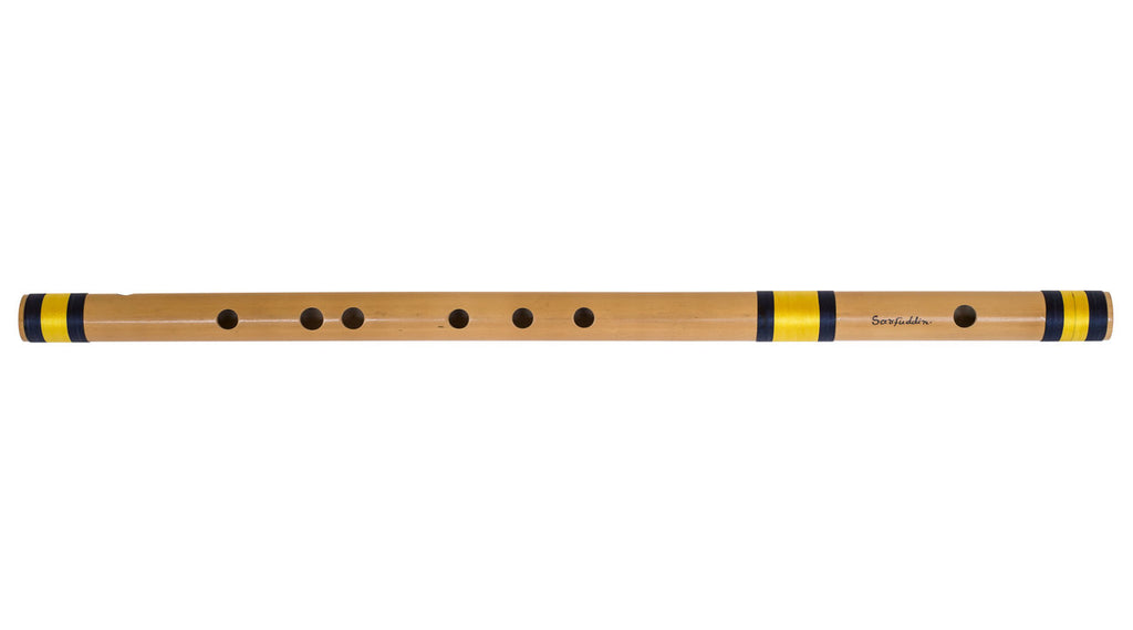 Sarfuddin Concert Bansuri Flute, Scale G Bass, 25.5", Bamboo