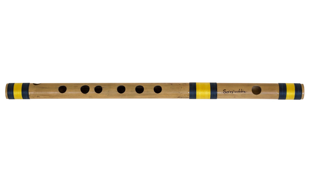 Sarfuddin Concert Bansuri Flute, Scale F Medium, 14", Bamboo