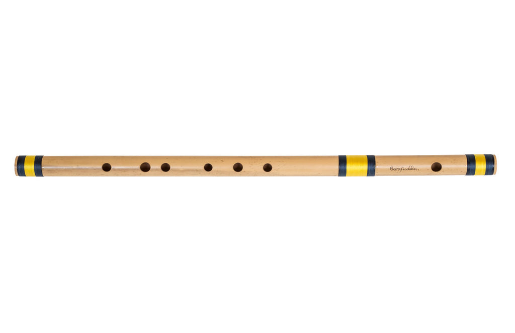 Sarfuddin Concert Bansuri Flute, Scale F# Bass, 26.5", Bamboo
