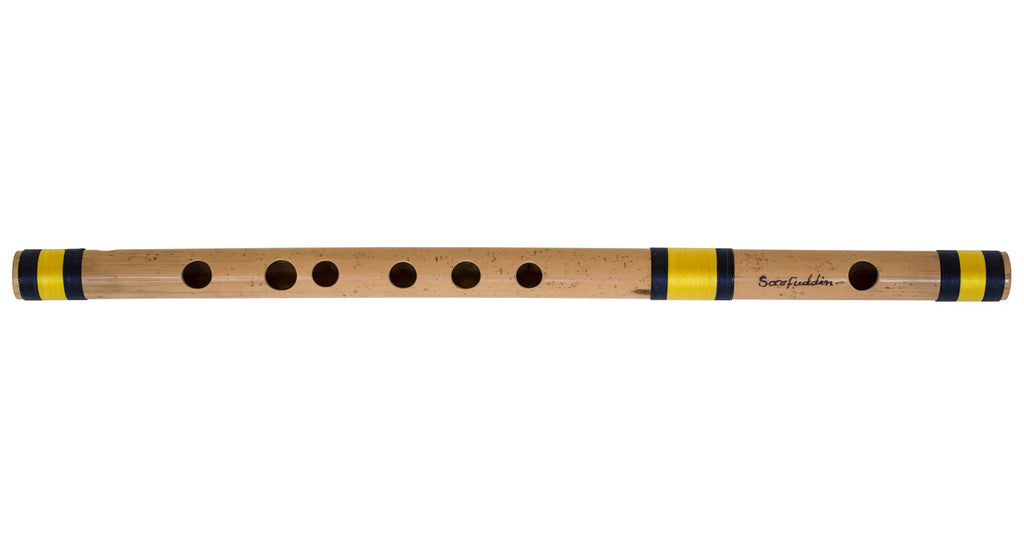 Sarfuddin Concert Bansuri Flute, Scale E Medium, 16", Bamboo