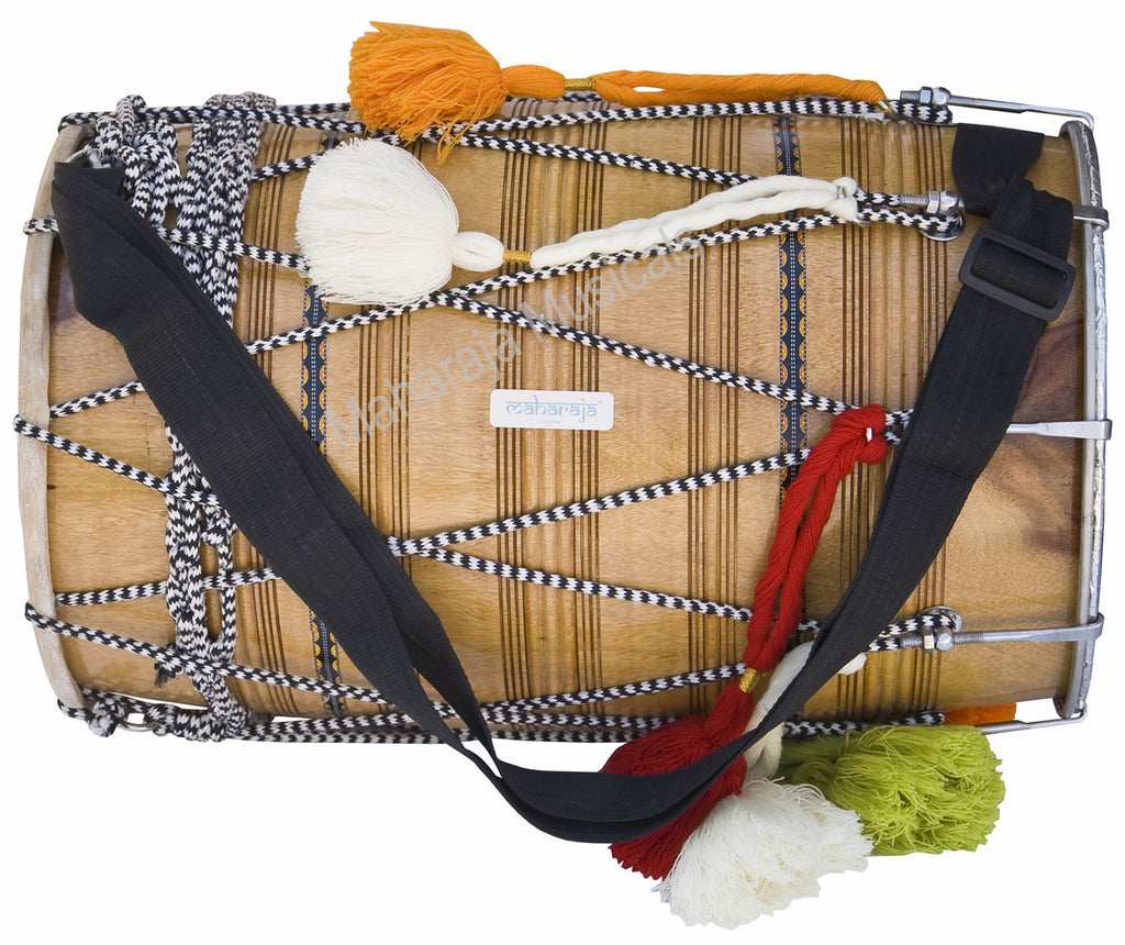 Maharaja Musicals Bhangra Dhol, Natural (No. 435)