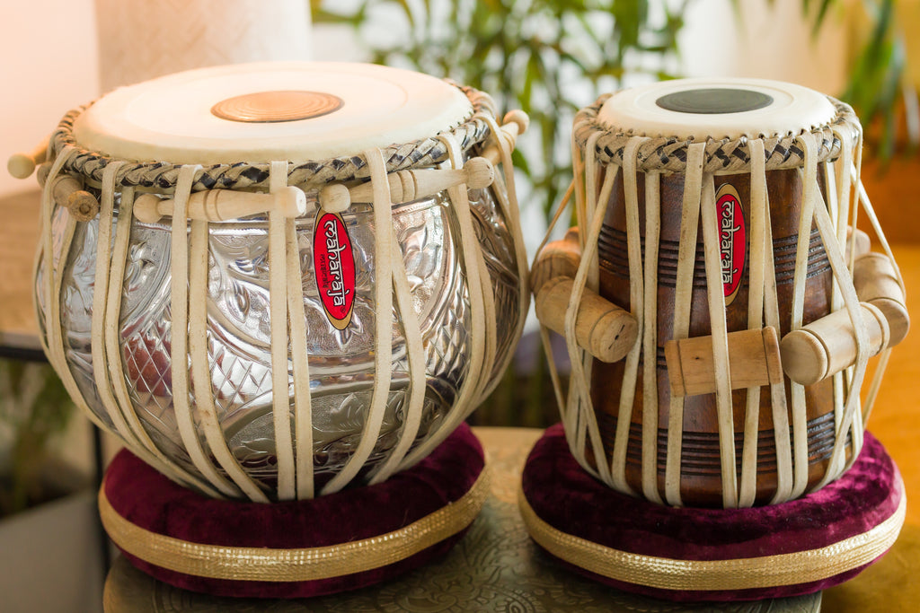 Maharaja Musicals Designer Tabla Set, 4.5 kg, Copper Bayan