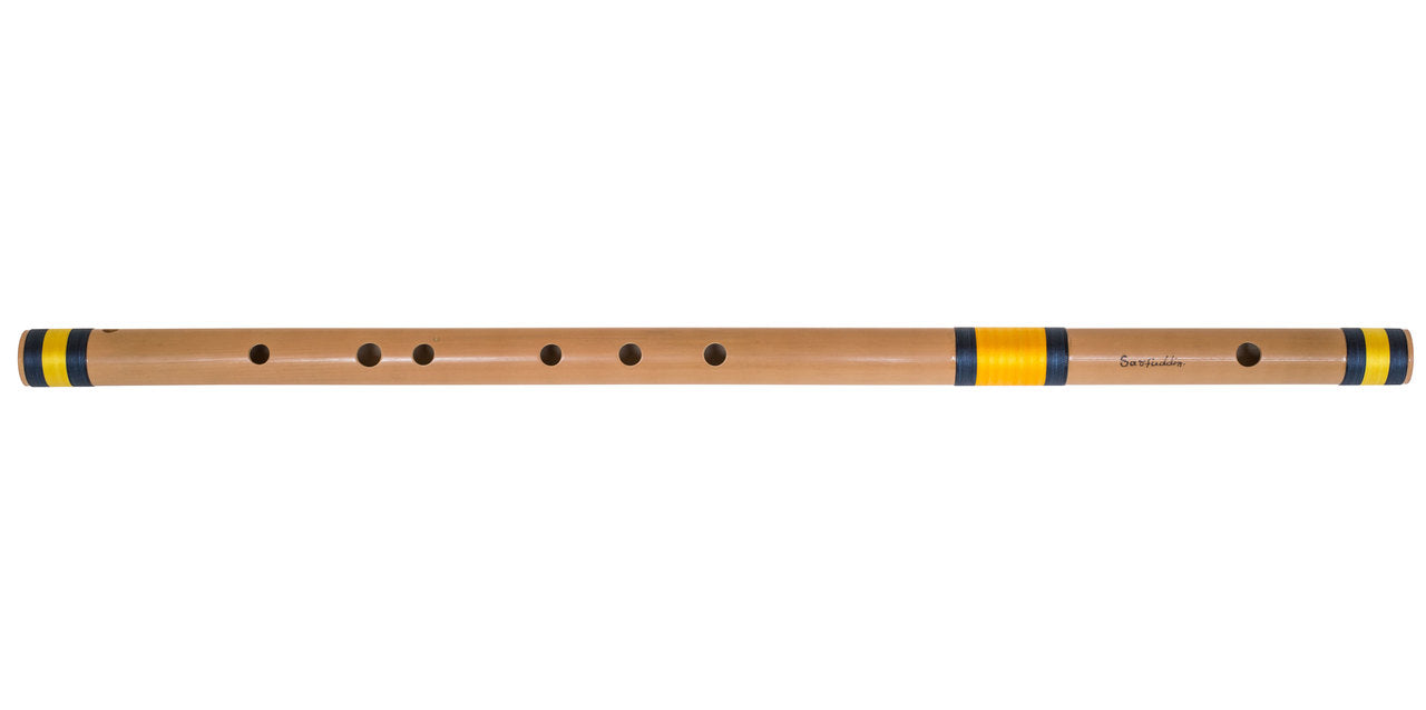 Sarfuddin Concert Bansuri Flute, Scale D# Bass, 30.5", Bamboo