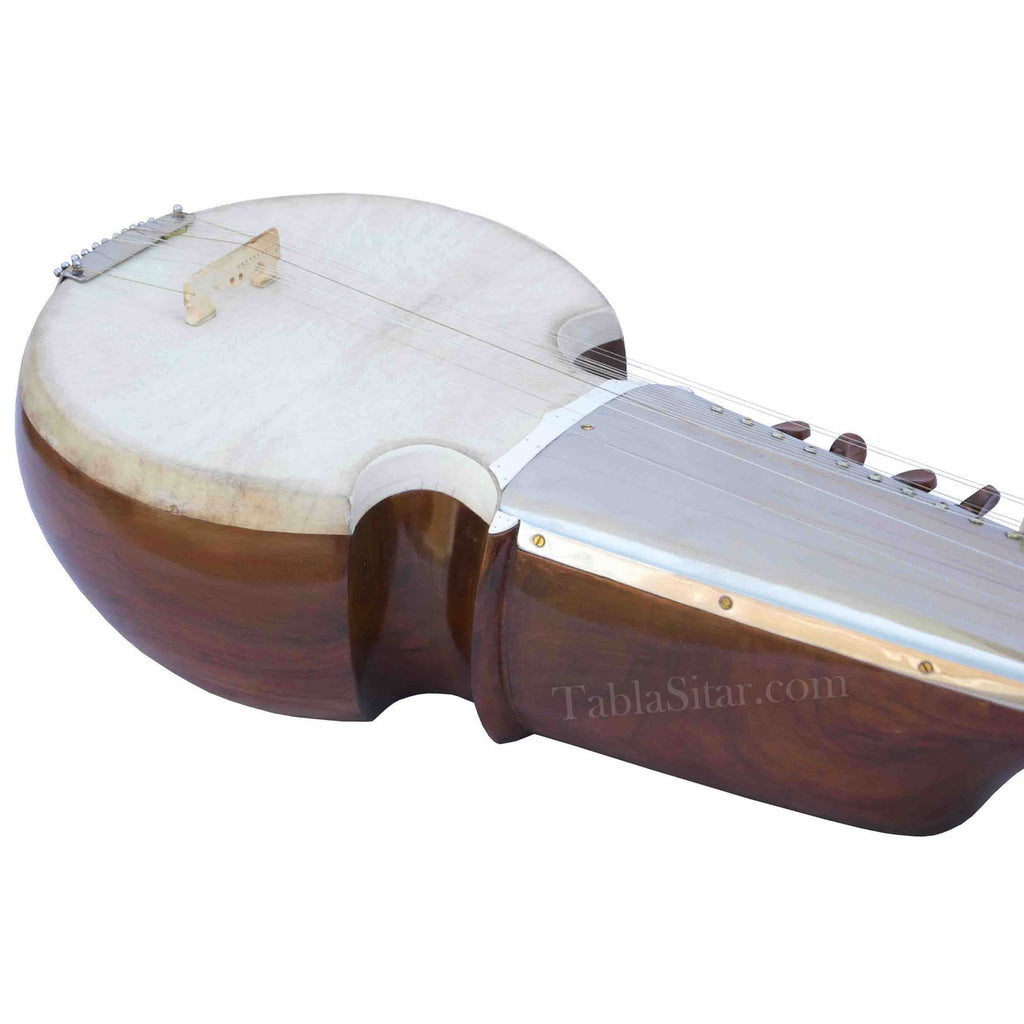 HEMEN & CO. Sarod, Amjad Ali Khan Style, Single Toomba, Fiber Case