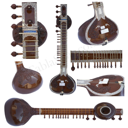 Kanai Lal Manipuri Sitar, Ravi Shankar Style, Double Toomba