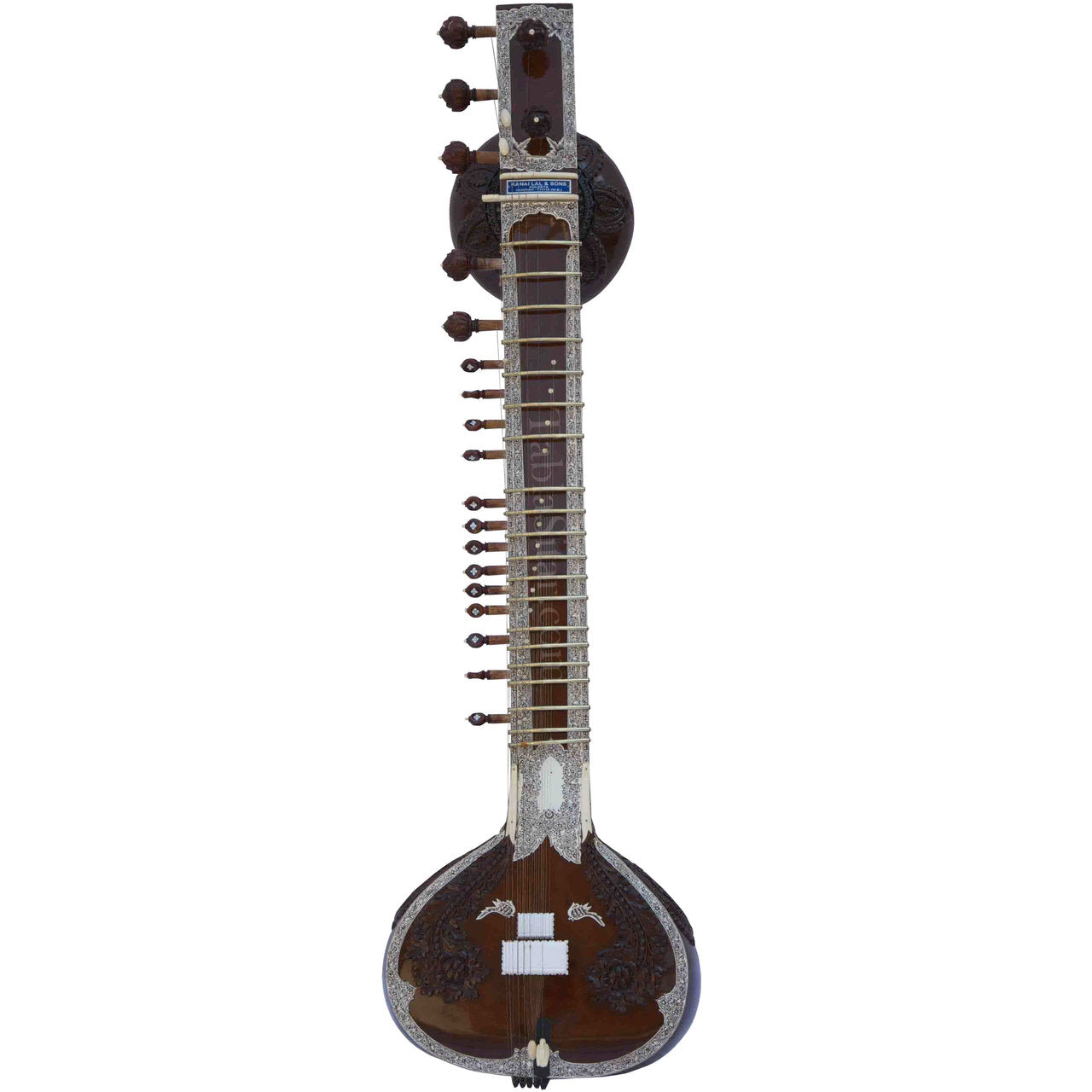 Kanai Lal Manipuri Sitar, Ravi Shankar Style, Double Toomba