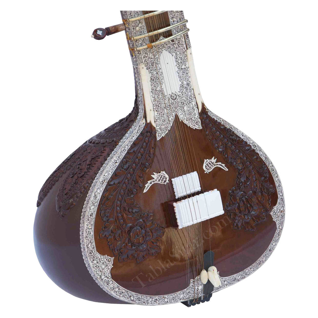 Kanai Lal Manipuri Sitar, Ravi Shankar Style, Double Toomba