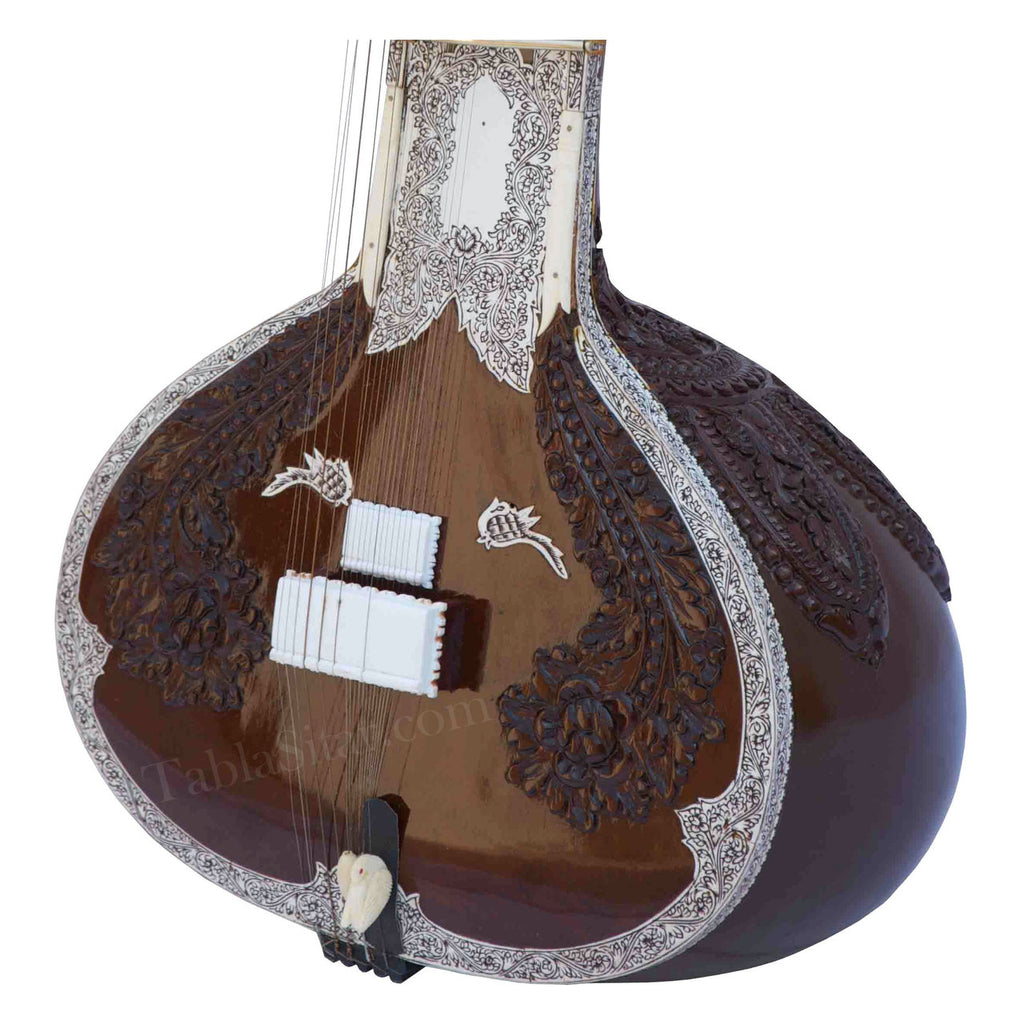 Kanai Lal Manipuri Sitar, Ravi Shankar Style, Double Toomba