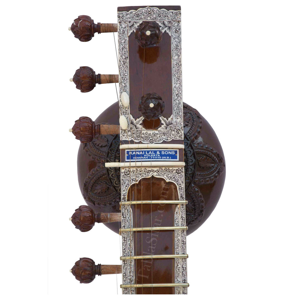 Kanai Lal Manipuri Sitar, Ravi Shankar Style, Double Toomba