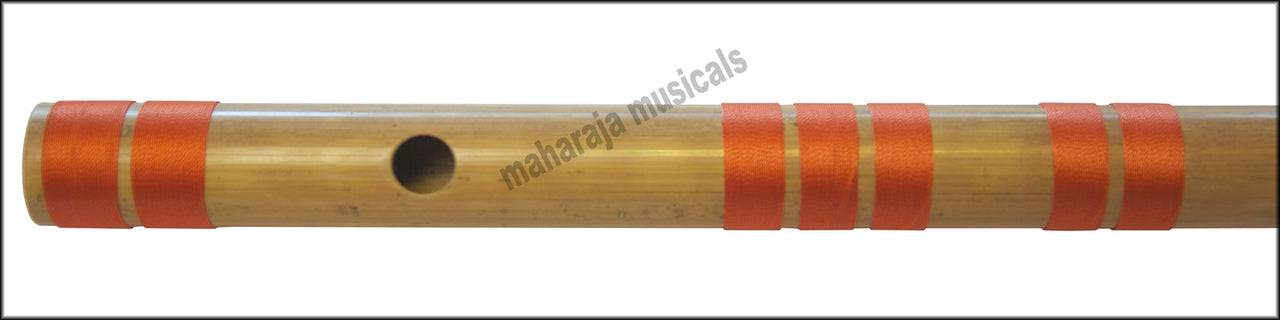 Maharaja Musicals Concert Bansuri Flute, Scale A Bass, 23.5"
