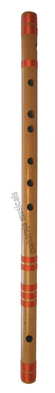 Maharaja Musicals Concert Bansuri Flute, Scale A Bass, 23.5"