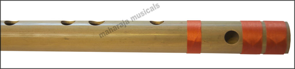 Maharaja Musicals Concert Bansuri Flute, Scale A Bass, 23.5"