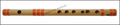 Maharaja Musicals Concert Bansuri Flute, Scale A Medium, 11"