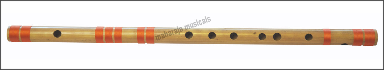 Maharaja Musicals Concert Bansuri Flute, Scale A# Bass, 21.5"