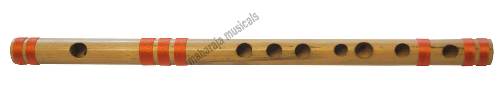 Maharaja Musicals Concert Bansuri Flute, Scale B Medium, 10"