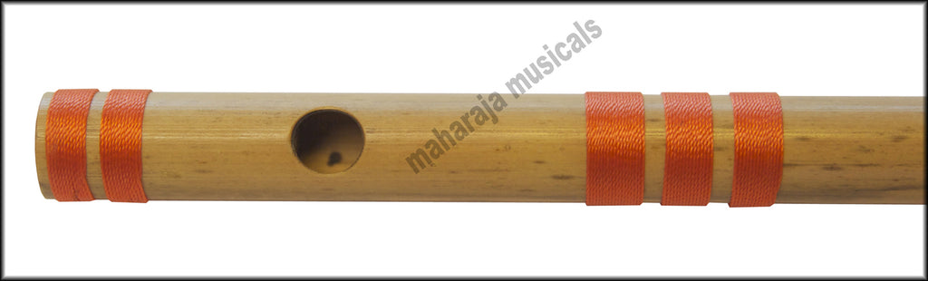 Maharaja Musicals Concert Bansuri Flute, Scale B Medium, 10"