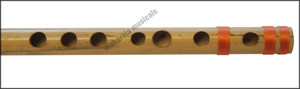 Maharaja Musicals Concert Bansuri Flute, Scale B Medium, 10"