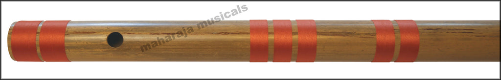 Maharaja Musicals Concert Bansuri Flute, Scale C Bass, 35", Bamboo