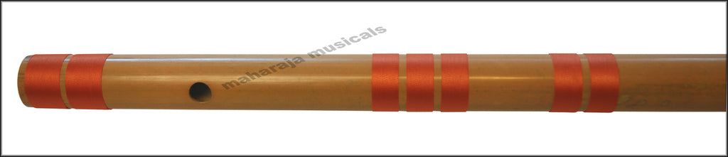 Maharaja Musicals Concert Bansuri Flute, Scale C# Bass, 34", Bamboo