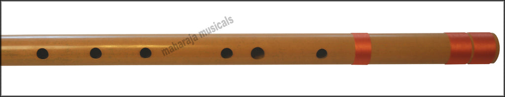 Maharaja Musicals Concert Bansuri Flute, Scale C# Bass, 34", Bamboo