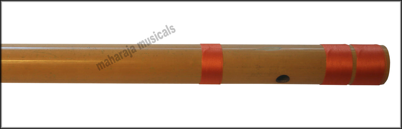 Maharaja Musicals Concert Bansuri Flute, Scale C# Bass, 34", Bamboo