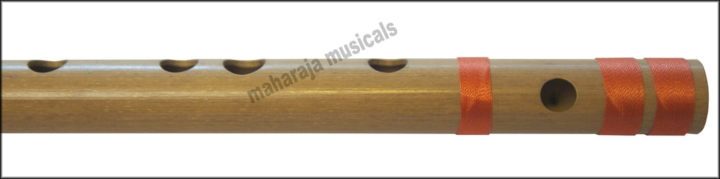 Maharaja Musicals Concert Bansuri Flute, Scale C# Small, 9", Bamboo