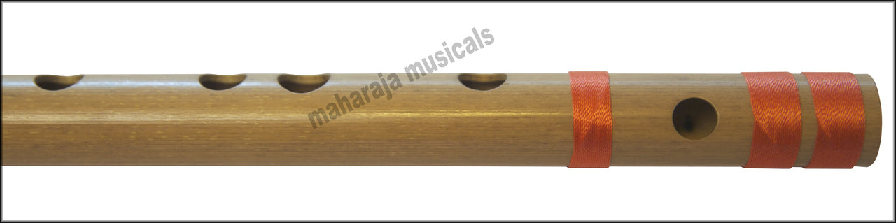Maharaja Musicals Concert Bansuri Flute, Scale C# Small, 9", Bamboo