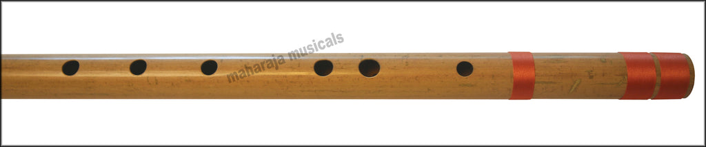 Maharaja Musicals Concert Bansuri Flute, Scale D Bass, 33.5"