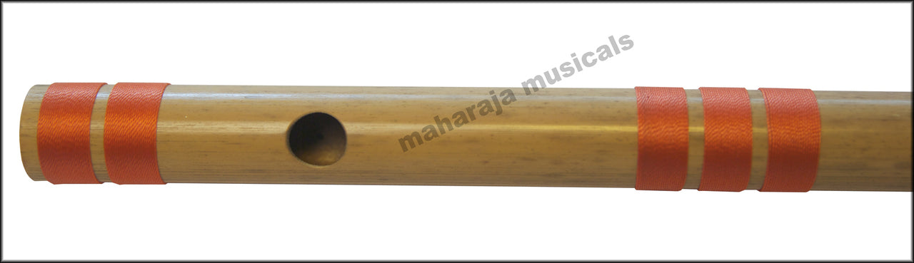 Maharaja Musicals Concert Bansuri Flute, Scale D Medium, 17"