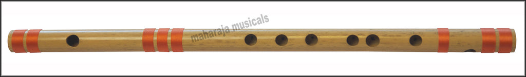Maharaja Musicals Concert Bansuri Flute, Scale D Medium, 17"