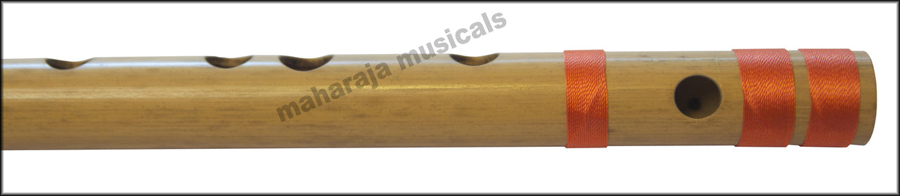 Maharaja Musicals Concert Bansuri Flute, Scale D Medium, 17"