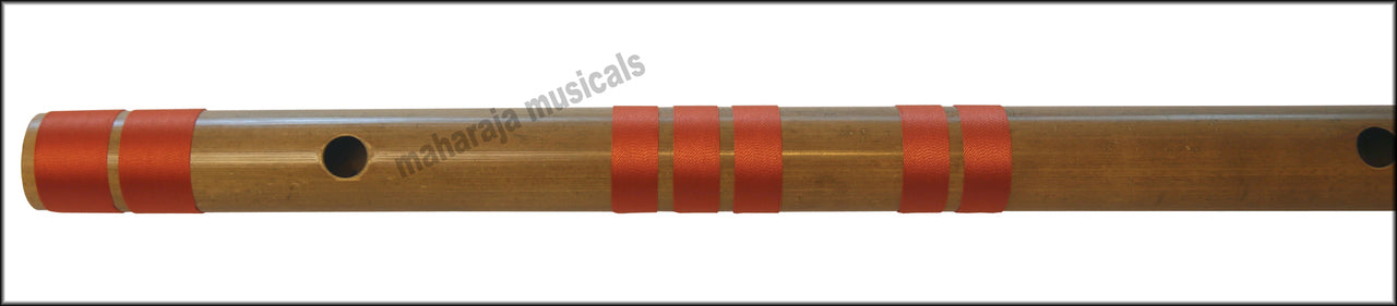 Maharaja Musicals Concert Bansuri Flute, Scale D# Bass, 30.5"