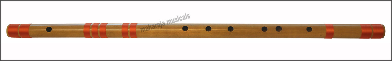Maharaja Musicals Concert Bansuri Flute, Scale D# Bass, 30.5"
