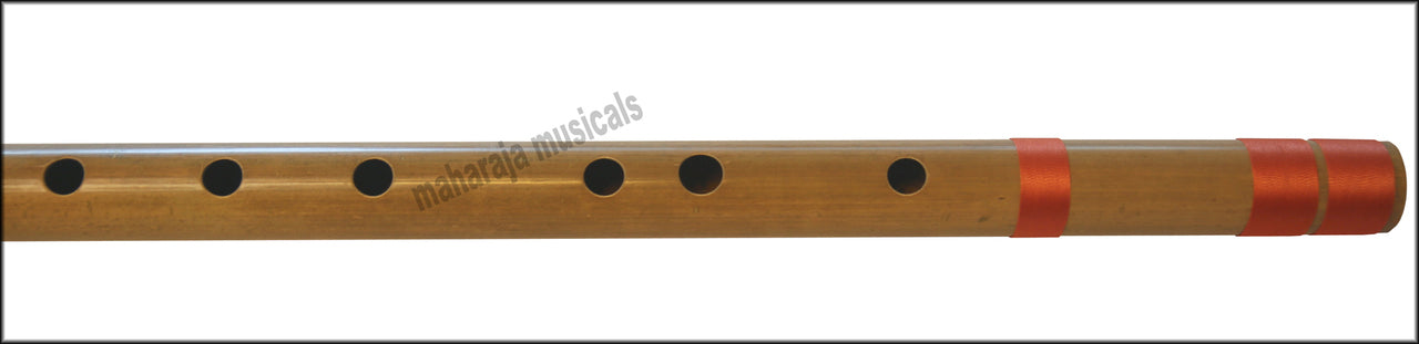 Maharaja Musicals Concert Bansuri Flute, Scale D# Bass, 30.5"