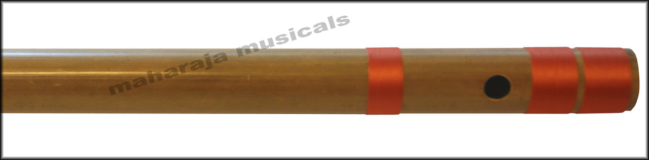Maharaja Musicals Concert Bansuri Flute, Scale D# Bass, 30.5"