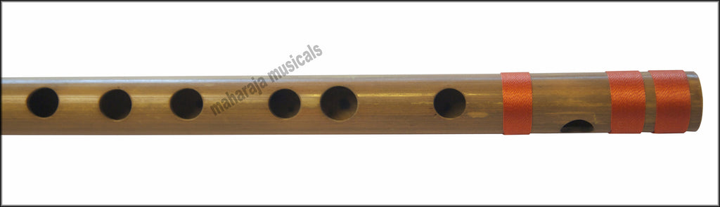 Maharaja Musicals Concert Bansuri Flute, Scale D# Medium, 16.5"
