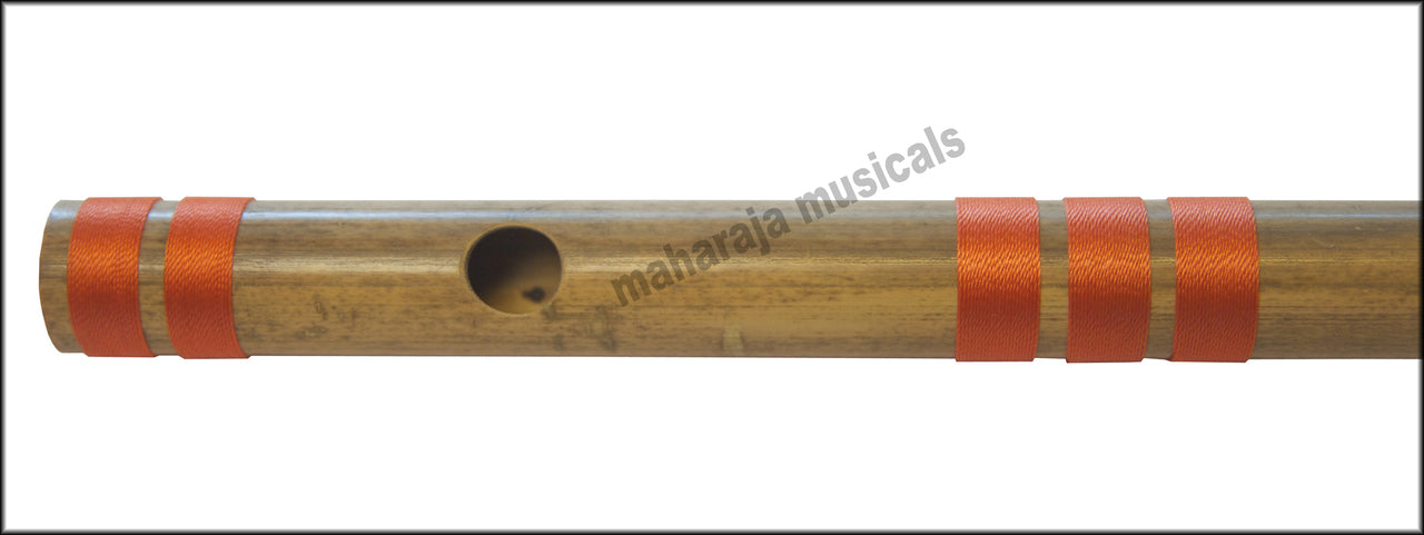 Maharaja Musicals Concert Bansuri Flute, Scale E Medium, 16"