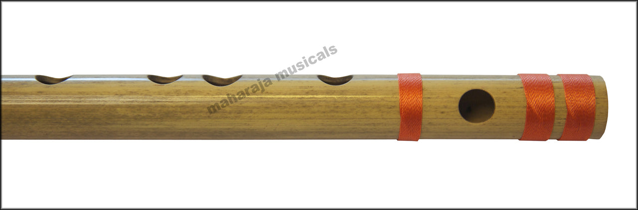 Maharaja Musicals Concert Bansuri Flute, Scale E Medium, 16"