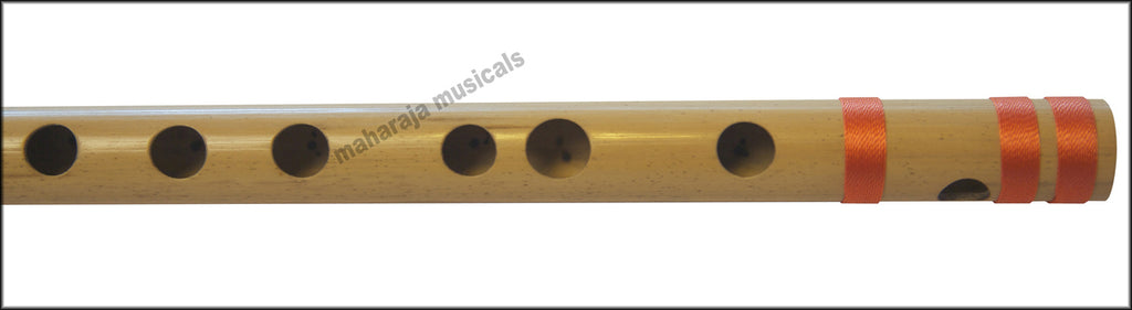 Maharaja Musicals Concert Bansuri Flute, Scale F Medium, 14"
