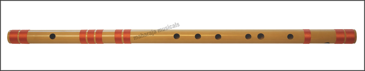 Maharaja Musicals Concert Bansuri Flute, Scale F# Bass, 26.5"