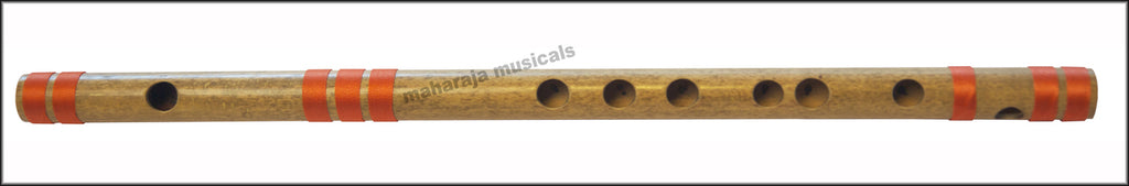 Maharaja Musicals Concert Bansuri Flute, Scale F# Medium, 13.7"