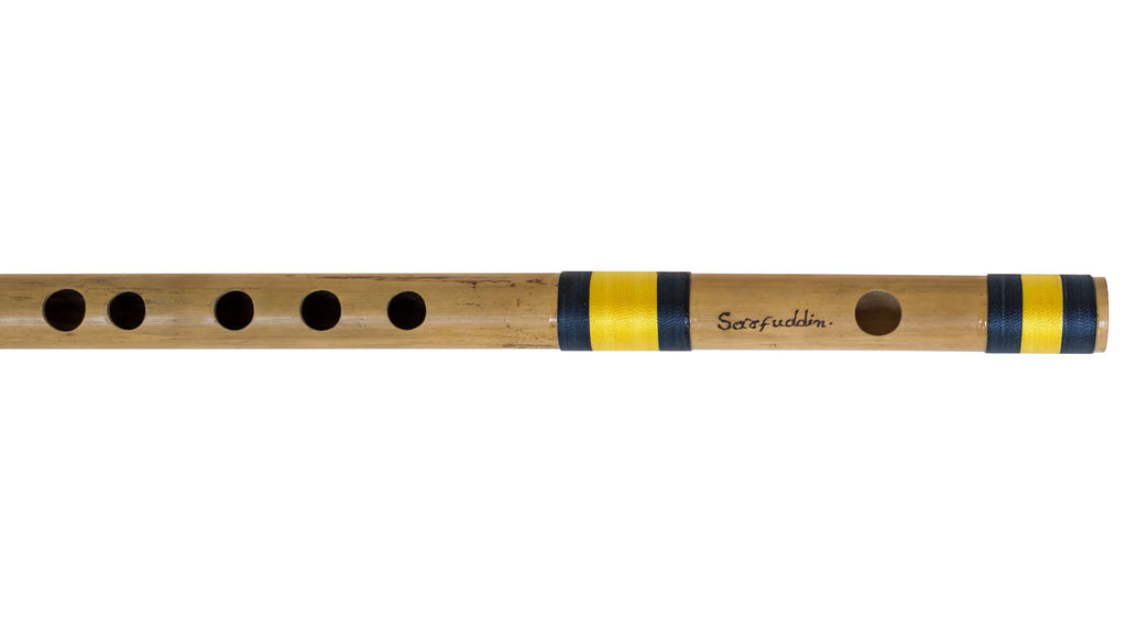 Sarfuddin Concert Bansuri Flute, Scale F Medium, 14", Bamboo