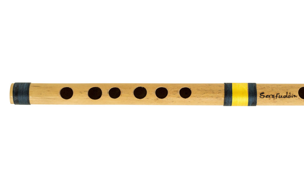 Sarfuddin Concert Bansuri Flute, Scale C Small, 9.5", Bamboo